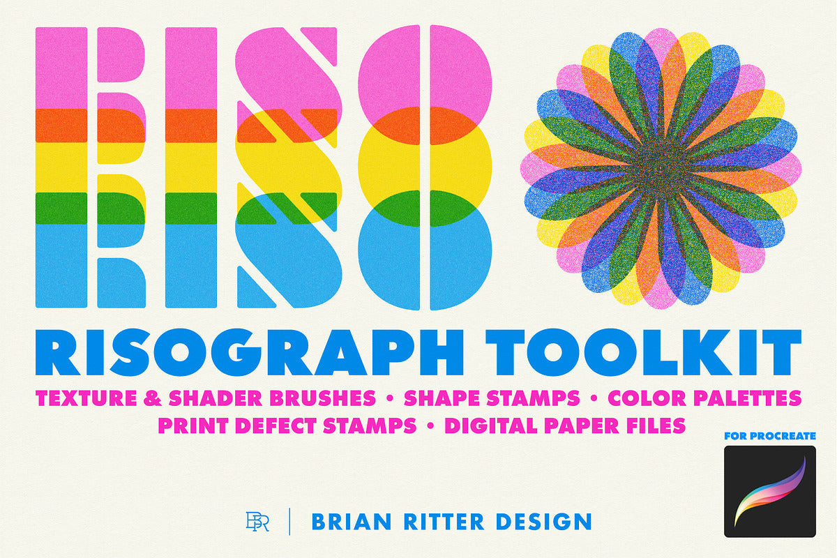 Risograph Toolkit for Procreate