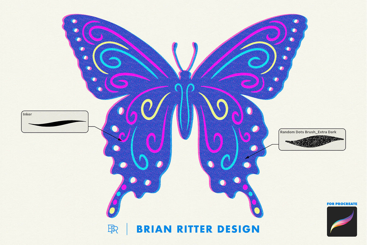 Risograph Toolkit for Procreate