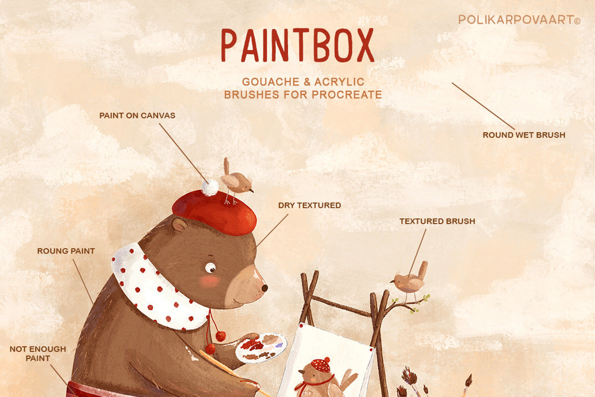 Paintbox - brushes Procreate