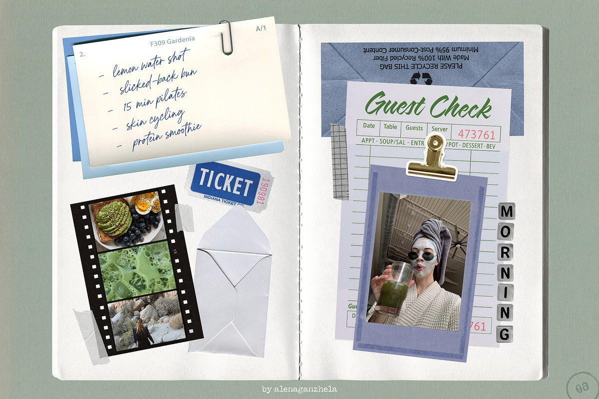 ARCHIVIST - trendy paper collage kit