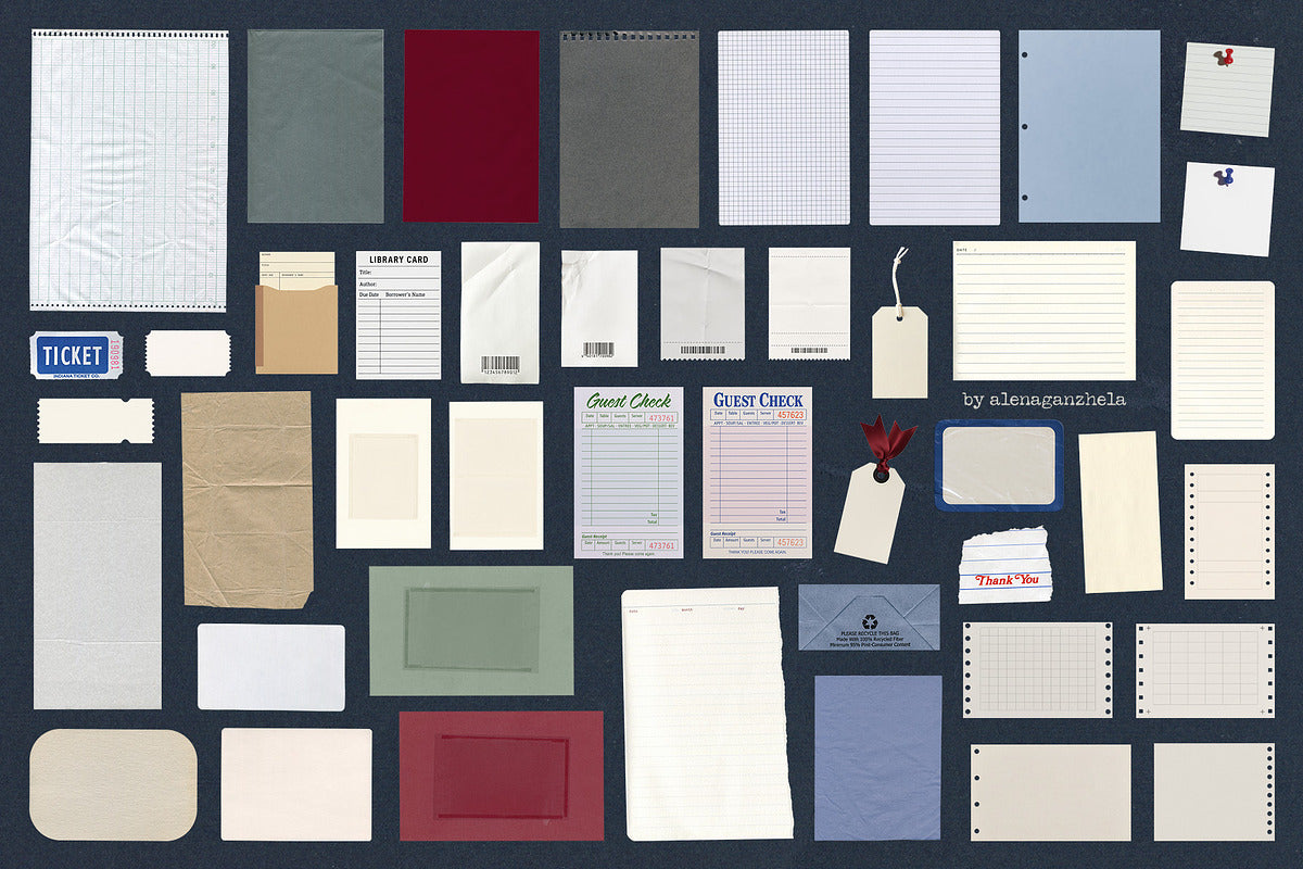ARCHIVIST - trendy paper collage kit