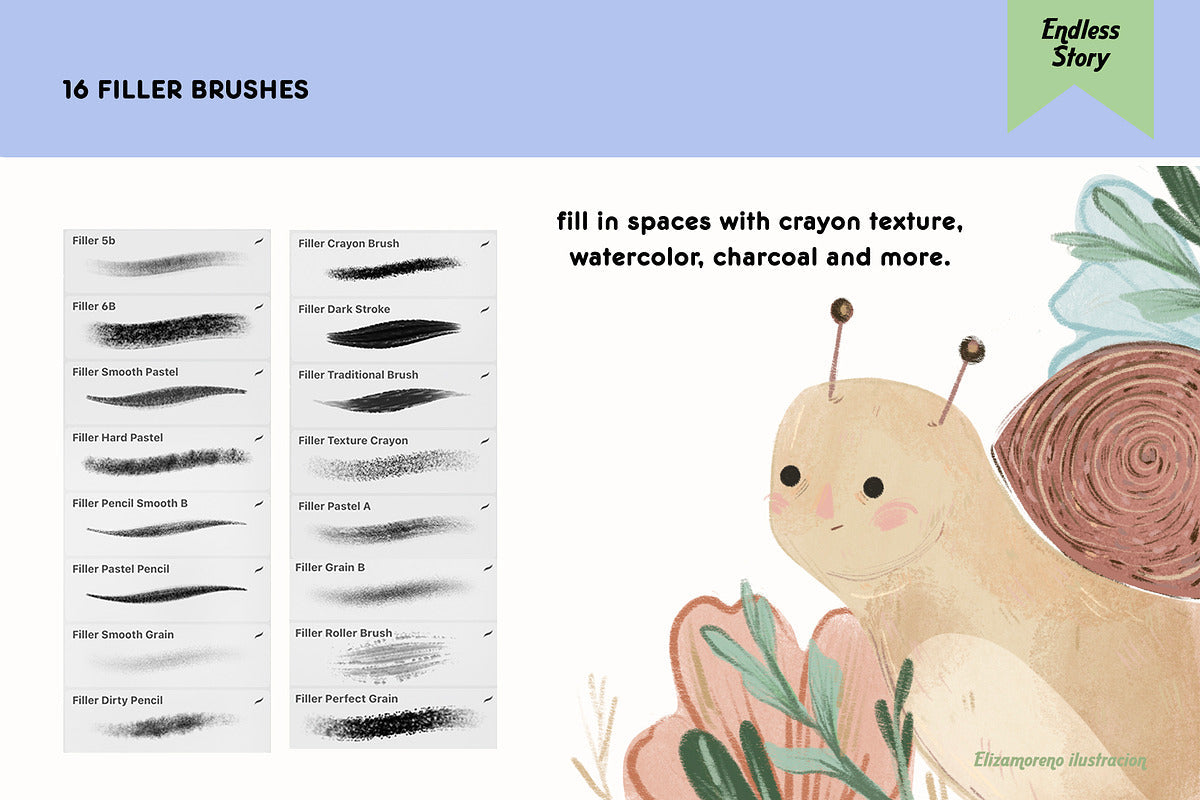 Endless story Procreate Brushes