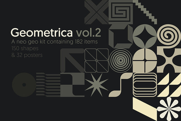 Geometrica - Vol.2 (Brutalist Kit)
