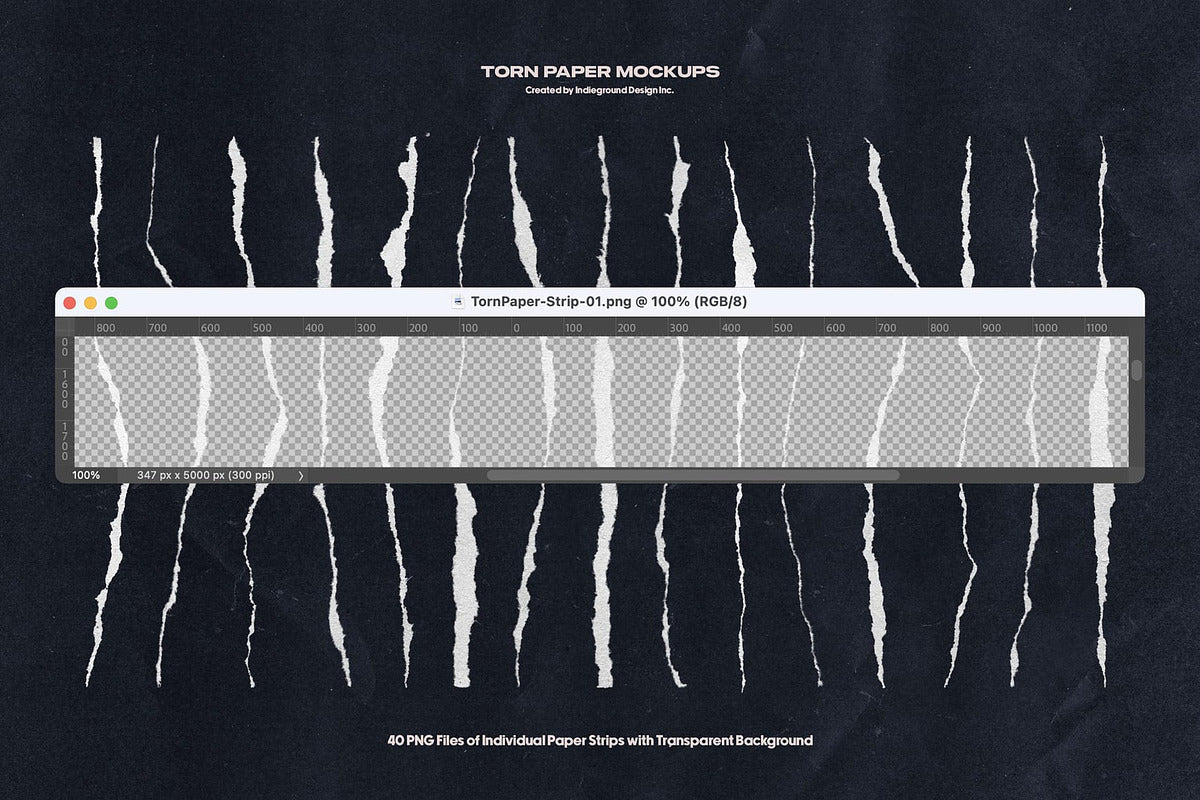 Torn Paper Mockups & Textures
